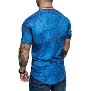 Camisetas de entrenamiento para hombre, camisa de manga corta, blusa lisa con diseños de impresión personalizados, impresión por sublimación, OEM - Product Image 6