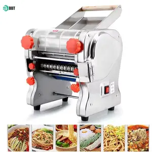 Commercial Heavy Duty Electric Dough Pastry Press Sheeter Pressing Fresh Noodle Spaghetti Pasta Maker Making Machine