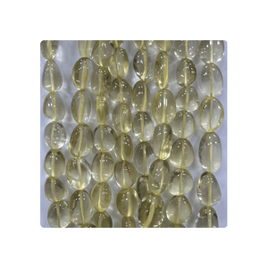 Quartz citron naturel perles de pierres précieuses en vrac pépites de cristal à facettes tailles personnalisées qualité supérieure certifiée pour la fabrication de bijoux - Product Image 1