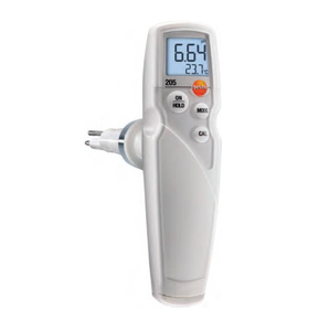 Medidor de pH Portátil Testo 205 con Sonda de Penetración con Compensación de Temperatura, Resistente al Agua IP65 - Product Image 3