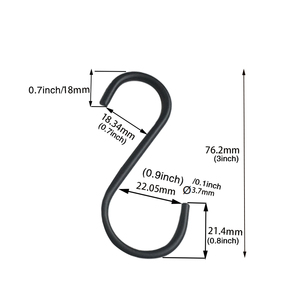 Ganchos de alambre de Metal de alta resistencia, 8 Uds., ganchos colgantes para sartenes, macetas, plantas, toallas, cocina, garaje, almacenamiento, versátil para bolsas de joyería - Product Image 4