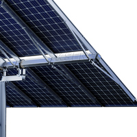 Seguidor Solar de Diseño Inteligente de un Solo Poste, Fácil de Instalar, Soporte de Seguimiento de Paneles Solares, Sistema de Seguimiento Solar Eficiente