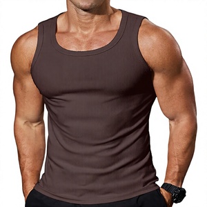 Camiseta sin mangas para hombre con efecto teñido espacial, de hilo multicolor, transpirable, chaleco deportivo, ropa atlética moderna, proveedor mayorista - Product Image 1