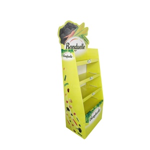 Exhibidores de Dulces para Supermercado, Estantes Independientes para Snacks, Exhibidores de Cartón Corrugado para Café - Product Image 4