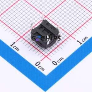 UK-B02123-G4.3-250 Tactile Switch DIP-4P,6.2x6.2mm Switch 2.5N 6.15mm 6.15mm 4.3mm - Product Image 2