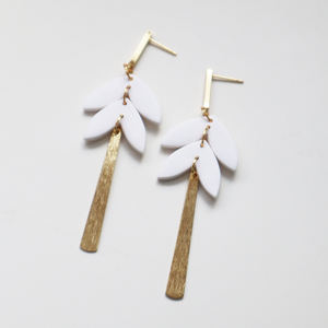 2025 New <strong>Fashion</strong> Leaf Earrings for Women Girls Simple Trendy Geometry Leaf Dangle Earring Earrings Jewelry <strong>Accessory</strong> - Product Image 3