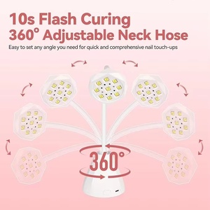 หลอดไฟยูวีอัจฉริยะ 27 วัตต์ สำหรับอบเจลเล็บ แห้งเร็วใน 10 วินาที พร้อมระบบอินเทลลิเซนส์ คอห่านปรับได้ - Product Image 5