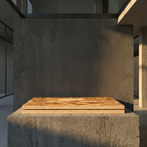 Panneau de contreplaqué OSB3 de 9 mm <span class=keywords><strong>d</strong></span>'épaisseur en pin, imperméable et écologique, surface finie pour meubles, murs, sols, substrats - Product Image 1