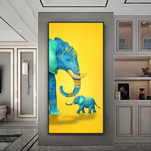 Dmd — toile d'éléphant imprimée personnalisée, haute qualité, décoration moderne