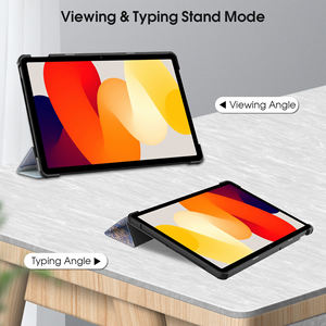 Funda para <span class=keywords><strong>Xiaomi</strong></span> Redmi Pad SE <span class=keywords><strong>11</strong></span> pulgadas 2023 Tablet Cover Tri-fold Stand Slim Light Shell Cover con Auto Wake/Sleep - Product Image 3