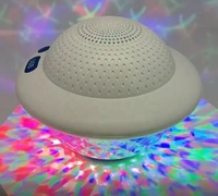 KENUO Enceintes Subaquatiques Portables Stéréo à Faible Consommation d'Énergie avec Fonction TWS, LED Colorées, Étanche IPX7, pour Piscine