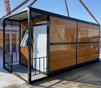 Maison conteneur mobile, pliable, extensible, respirante, de luxe, préfabriquée en kit, portable, pour chambres, hôtels, entrepôts