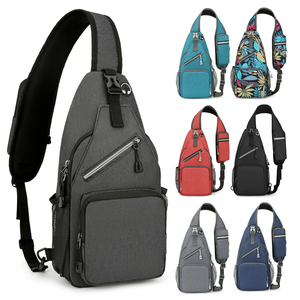 Sac de Poitrine Sportif Mixte en Gros pour Hommes, en Polyester Imperméable, pour Cyclisme, Sac Bandoulière Tendance avec Fermeture Éclair, Portable - Product Image 2