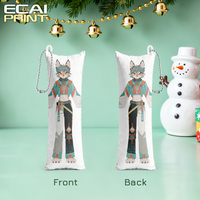 Porte-clés personnalisé Kawaii Mini Dakimakura, personnalisation d'usine, porte-clés en peluche anime pour sac à dos