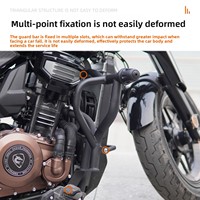 Pare-chocs, dossier rabattable, sacs latéraux en cuir et toile, porte-bagages anti-chute pour moto, accessoire pour Cyclone AQS401