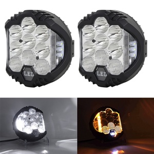 ไฟส่องข้างแบบ LED ขนาด 5 นิ้ว สีขาวเหลือง สำหรับรถออฟโรด รถแทรกเตอร์ ลดราคาพิเศษ - Product Image 4