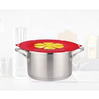 Couvercle de casserole en silicone USSE sans BPA, écologique, certifié LFGB, sûr pour les aliments, anti-débordement en forme de fleur, outils de cuisson, pièces d'ustensiles de cuisine