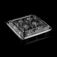Emballage cadeau jetable en plastique pour aliments (gâteaux, nouilles, hamburgers, gelées, pains et conserves) avec motif gaufré