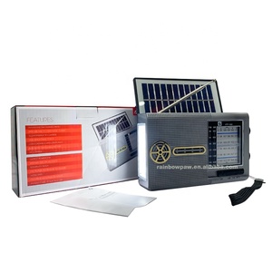 Ktf-1480 Năng Lượng Mặt Trời Sạc Có Thể Sạc Lại 3 Inch Loa Không Dây Di Động TF USB FM AM SW Đài Phát Thanh Loa MP3 Máy Nghe Nhạc Với Đèn Pin - Product Image 2