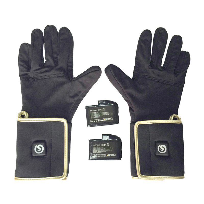 Comfortable Warm Winter Rechargeable Lithium Battery Electric Heated motorcycle Ski working Liner Gloves