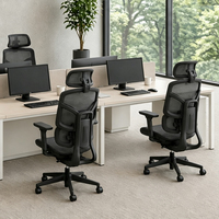 Nouvelle Arrivée 2026 – Chaise de Bureau Exécutive Ergonomique en Maille Intégrale avec Support Lombaire Réglable et Pivotant, Design Exclusif