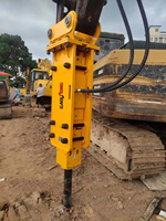Marteau hydraulique GaoHong de haute qualité pour excavatrices de 40 à 50 tonnes, utilisation dans la construction, l'exploitation minière, la démolition et les tunnels, certifié CE/ISO9001