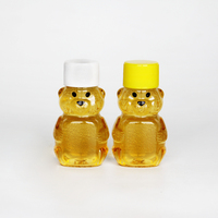 Bouteilles en plastique pour pot de miel, pot de miel en forme d'ours, 175g, 8oz, 12oz, 16oz, emballage en plastique pour les abeilles