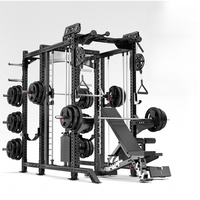 Appareil d'entraînement multifonctionnel pour la maison, équipement de musculation avec pile de poids et Smith Machine