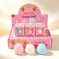 Jouet sensoriel TPR Vaseline Squishy doux en forme de tourbillon, à remontée lente, compressible, tactile et apaisant