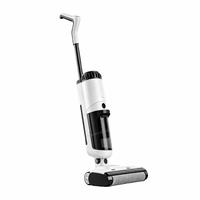 Aspirateur sans fil pratique avec écran LED, nettoyage automatique à un bouton, commandes vocales, pour sols humides et secs