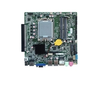 Carte mère Intel H610 LGA 1700 2*DDR LVDS 1/2LAN Mini ITX, compatible avec les processeurs Core de 12e, 13e et 14e génération, avec M.2 SATA 4k pour PC