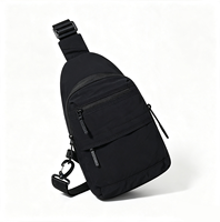 Sac de Poitrine Portable et Imperméable pour Homme, Sac Bandoulière Multifonctionnel Tendance et Décontracté, Sac Banane Léger pour Usage Quotidien