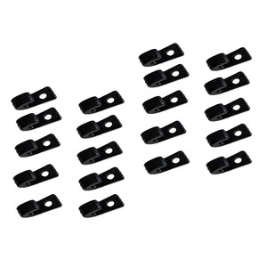 Gancho de plástico negro para colgar objetos, 20 piezas, uso industrial general - Product Image 5
