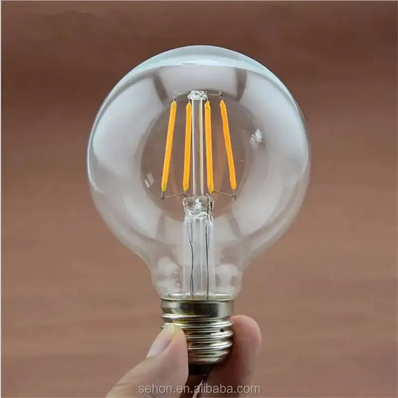 led indoor outdoor lighting lamp G125 globe led bulb 6W 8W low price high quality