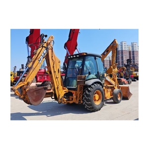 Chargeuse-pelleteuse CASE 580 Super M d'occasion 4x4 |   Chargeur sur tracteur extensible de 14 pieds de profondeur avec godet 4-en-1 et cabine climatisée pour la construction - Product Image 1