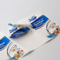 Étiquettes adhésives personnalisées mates, écologiques et durables, avec forme personnalisée, en rouleau continu, pour bouteilles de nettoyant visage
