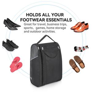 Sacs <span class=keywords><strong>de</strong></span> rangement portables pour chaussures <span class=keywords><strong>de</strong></span> <span class=keywords><strong>golf</strong></span>, sacs respirants pour chaussures, sacs <span class=keywords><strong>de</strong></span> voyage pour chaussures - Product Image 4