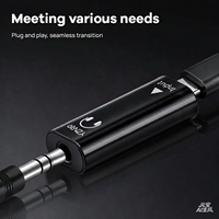 Convertisseur audio USB Type-C femelle vers 3,5 mm avec sortie DC/AC, adaptateur neuf pour téléphone portable et PC, idéal pour le karaoké et le streaming en direct