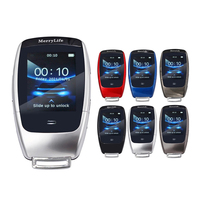 CARQSENG OEM Fabricant d'origine Porte-clés intelligent Tk900 Clé LCD avec démarreur à distance Entrée sans clé à sens unique Clé LCD intelligente de voiture