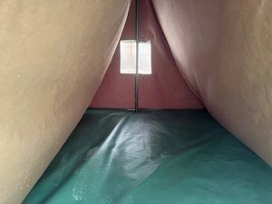 Tente de montagne de camp de base de 2 personnes vintage <span class=keywords><strong>français</strong></span> demi-<span class=keywords><strong>abri</strong></span> pour l'Afrique tente de chiot de troupe de camping - Product Image 6