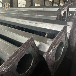 <span class=keywords><strong>Poteau</strong></span> en <span class=keywords><strong>acier</strong></span> métallique conique rond de 10 m et 12 m pour la transmission d'énergie et l'éclairage - Product Image 6
