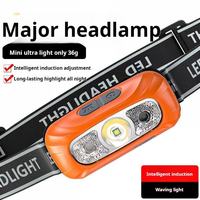 Lampe Frontale Extérieure Rechargeable à Longue Autonomie, USB, Étanche pour Pêche, Chasse et Divers Usages