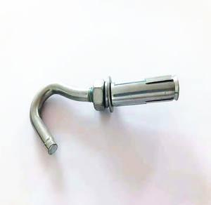 Ancres à manchon en acier inoxydable avec <span class=keywords><strong>crochet</strong></span> de <span class=keywords><strong>plafond</strong></span>, boulon d'expansion, ancre murale en béton avec crochets ouverts, durable - Product Image 6