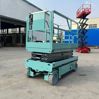 Plateforme élévatrice mobile électrique autopropulsée pour travaux en hauteur, équipement de levage, hauteur maximale 6m, panneau de commande à distance
