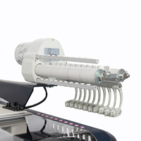 Machine à tricoter plate informatisée à 3 systèmes entièrement automatique pour col