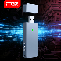 ITGZ Boîtier externe M.2 2230 NVMe/SATA SSD avec interface Type-C en aluminium, conception magnétique, Plug-and-Play