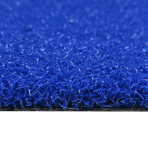 หญ้าเทียมสีน้ำเงินสำหรับสนามกอล์ฟ หญ้าเทียมสำหรับสนามกีฬา ความหนา 15 มม. หญ้าเทียมสำหรับสนามแพดเดิลเทนนิส รับผลิตแบบ OEM ODM จากผู้ผลิตในอินเดีย - Product Image 3