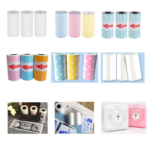 Etiqueta de papel térmico, papel adhesivo, papel fotográfico, azul, rosa, amarillo, para <span class=keywords><strong>impresora</strong></span> Peripage <span class=keywords><strong>Paperang</strong></span> - Product Image 2
