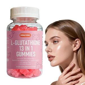 OEM L-Glutathion Gummibärchen Hautaufhellung Antioxidans Meereskollagen Vitamin C Private Label Nahrungsergänzungsmittel Halal-Zertifiziert - Product Image 1