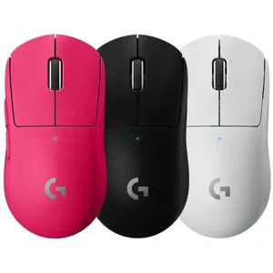 Logitech G PRO X SUPERLIGHT เมาส์สําหรับเล่นเกมไร้สาย Hero 25K เมาส์สําหรับเล่นเกมไร้สายแบบชาร์จได้แบบโหมดคู่